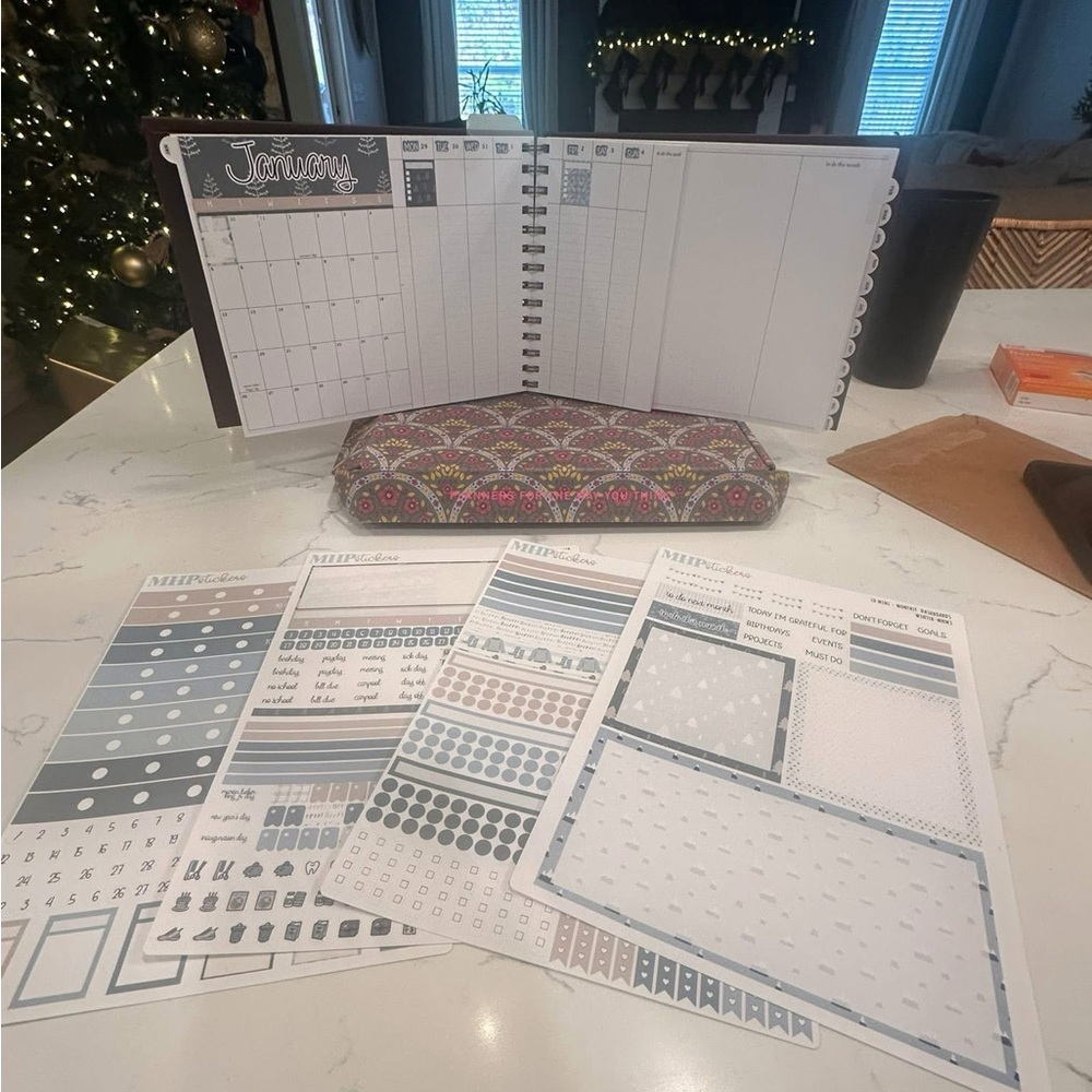 Laurel Denise Colorful Planner with Accessories